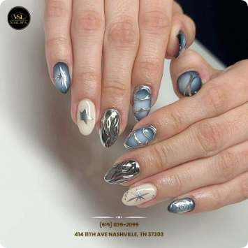 Gel X nail extensions artistry